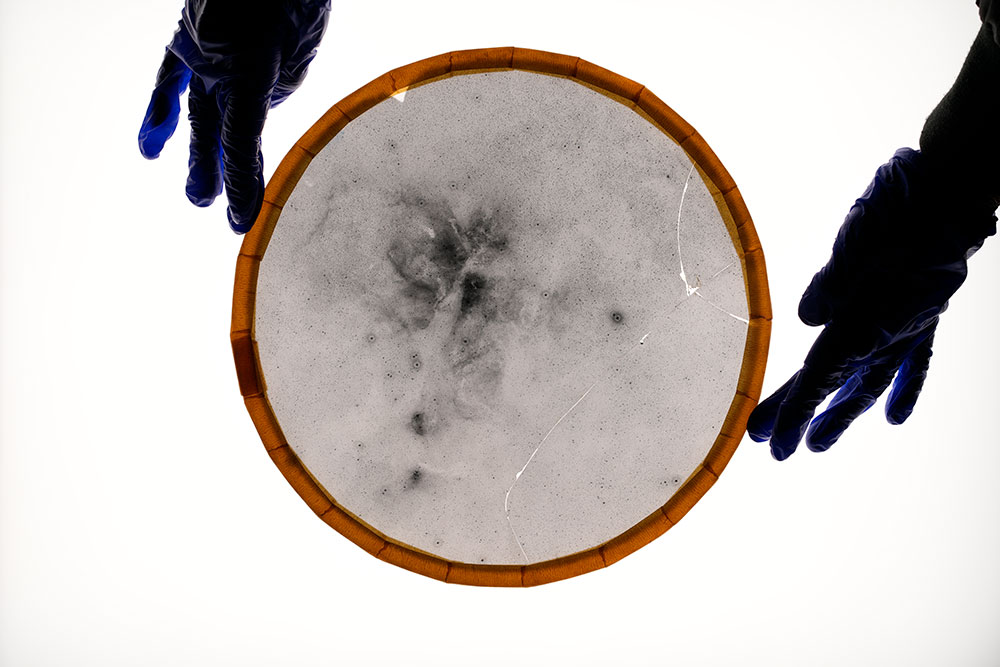 02 Jennifer West Stitched Cosmos curated by Francesco Urbano Ragazzi at Ca Foscari University of Venice
