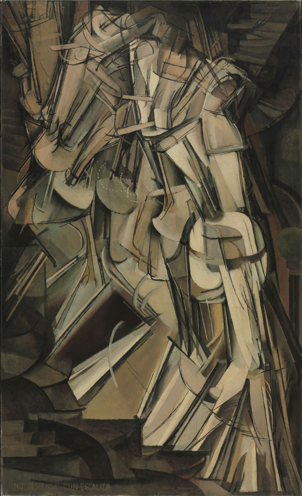 1912 Nude Descending a Staircase No. 2