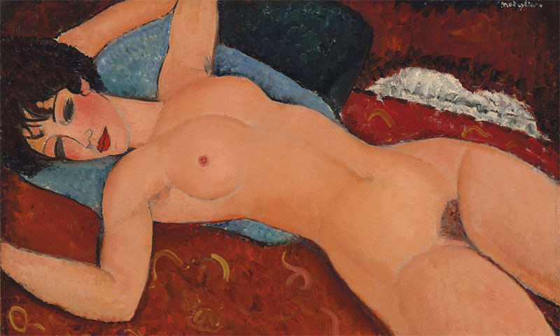Modigliani Amedeo Reclining Nude