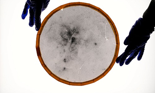 02 Jennifer West Stitched Cosmos curated by Francesco Urbano Ragazzi at Ca Foscari University of Venice